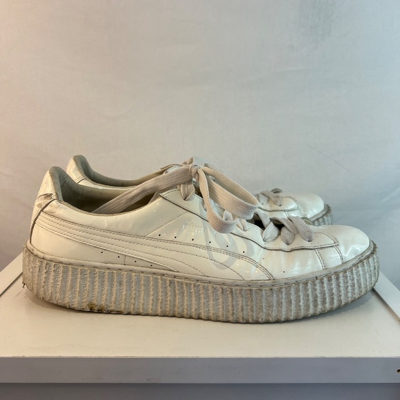 FENTY PUMA by Rihanna - Men's 12US Creepers - Glo White Patent Leather - RARE!!! - Picture 6 of 13